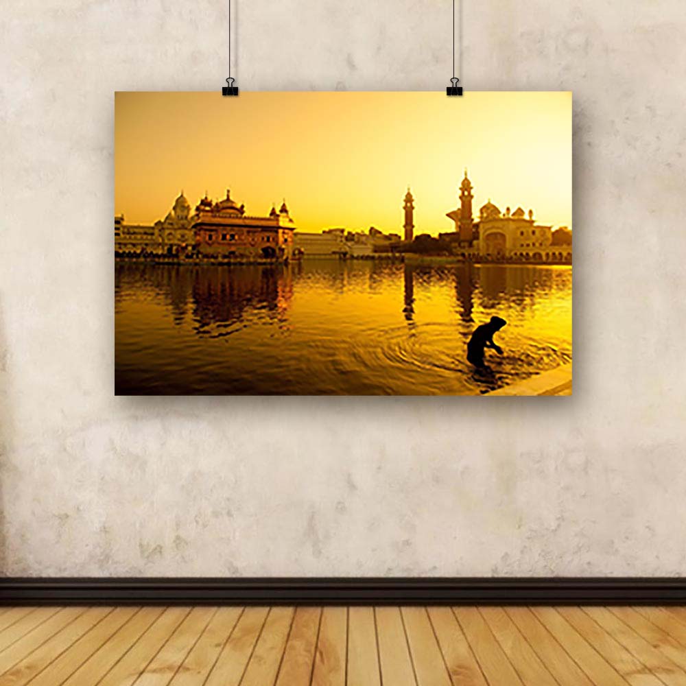 Buy Temple Town Canvas Wall Art, Canvas Wall Arts