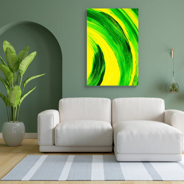 Abstract Curves Canvas Painting Synthetic Frame-Paintings MDF Framing-AFF_FR-IC 5000067 IC 5000067, Abstract Expressionism, Abstracts, Art and Paintings, Brush Stroke, Geometric Abstraction, Paintings, Semi Abstract, abstract, curves, canvas, painting, for, bedroom, living, room, engineered, wood, frame, abstraction, acrylic, art, artistic, background, bright, brush, stroke, cheerful, circular, colors, colours, creative, creativity, curve, curvy, green, hand, painted, lines, oil, paint, paintbrush, positive