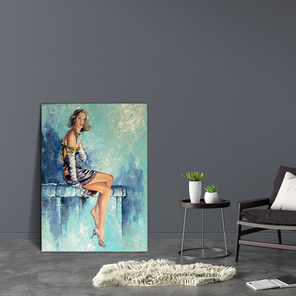 Figurative Girl Art Canvas Painting Synthetic Frame-Paintings MDF Framing-AFF_FR-IC 5000131 IC 5000131, Art and Paintings, Drawing, Paintings, Wine, figurative, girl, art, canvas, painting, synthetic, frame, oil, woman, artist, autumn, brush, cigarette, framework, glass, mood, party, picture, rest, sits, artzfolio, wall decor for living room, wall frames for living room, frames for living room, wall art, canvas painting, wall frame, scenery, panting, paintings for living room, framed wall art, wall painting