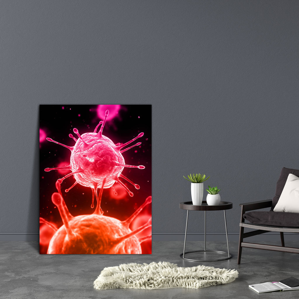 Virus Artwork Canvas Painting Synthetic Frame-Paintings MDF Framing-AFF_FR-IC 5000196 IC 5000196, Abstract Expressionism, Abstracts, Digital, Digital Art, Graphic, Health, Illustrations, Science Fiction, Semi Abstract, virus, artwork, canvas, painting, synthetic, frame, microbes, bacteria, abstract, aids, biology, blood, body, care, cell, chemical, cure, defense, disease, dna, flu, fluid, germs, hospital, human, illustration, infection, influenza, internal, malignant, medical, medicine, microscope, molecula