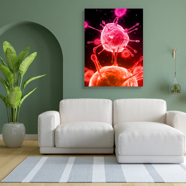 Virus Artwork Canvas Painting Synthetic Frame-Paintings MDF Framing-AFF_FR-IC 5000196 IC 5000196, Abstract Expressionism, Abstracts, Digital, Digital Art, Graphic, Health, Illustrations, Science Fiction, Semi Abstract, virus, artwork, canvas, painting, for, bedroom, living, room, engineered, wood, frame, microbes, bacteria, abstract, aids, biology, blood, body, care, cell, chemical, cure, defense, disease, dna, flu, fluid, germs, hospital, human, illustration, infection, influenza, internal, malignant, medi