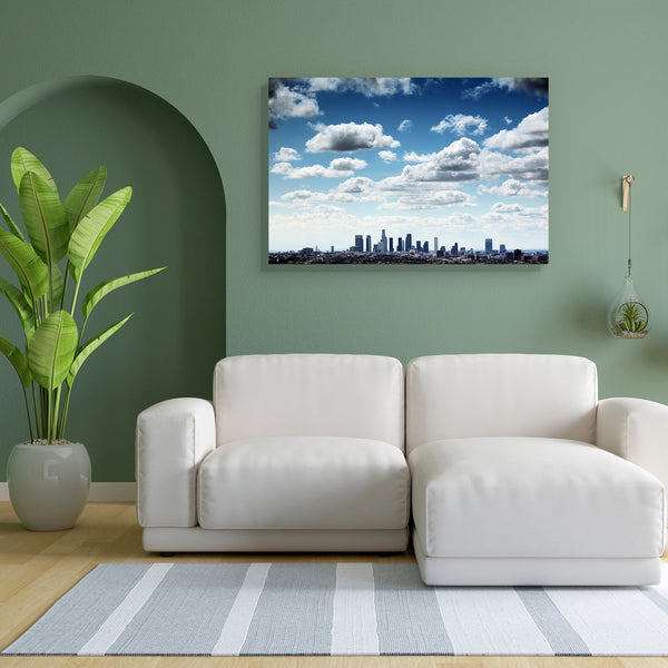 Downtown Los Angeles Skyline, USA Canvas Painting Synthetic Frame-Paintings MDF Framing-AFF_FR-IC 5000203 IC 5000203, American, Architecture, Automobiles, Black and White, Cinema, Cities, City Views, Landmarks, Landscapes, Movies, Perspective, Places, Scenic, Skylines, Television, Transportation, Travel, TV Series, Urban, Vehicles, White, Wooden, downtown, los, angeles, skyline, usa, canvas, painting, for, bedroom, living, room, engineered, wood, frame, america, background, beautiful, blue, buildings, calif