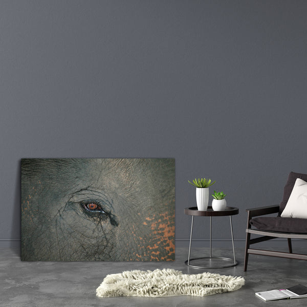 Elephant Eye D1 Canvas Painting Synthetic Frame-Paintings MDF Framing-AFF_FR-IC 5000430 IC 5000430, African, Animals, Asian, Black, Black and White, Indian, Individuals, Nature, Patterns, Portraits, Scenic, White, Wildlife, elephant, eye, d1, canvas, painting, for, bedroom, living, room, engineered, wood, frame, africa, aged, animal, background, big, brown, close, closeup, cry, danger, detail, ear, ears, endangered, face, feed, gray, grey, head, large, mammal, old, pachyderm, pattern, portrait, sad, safari,