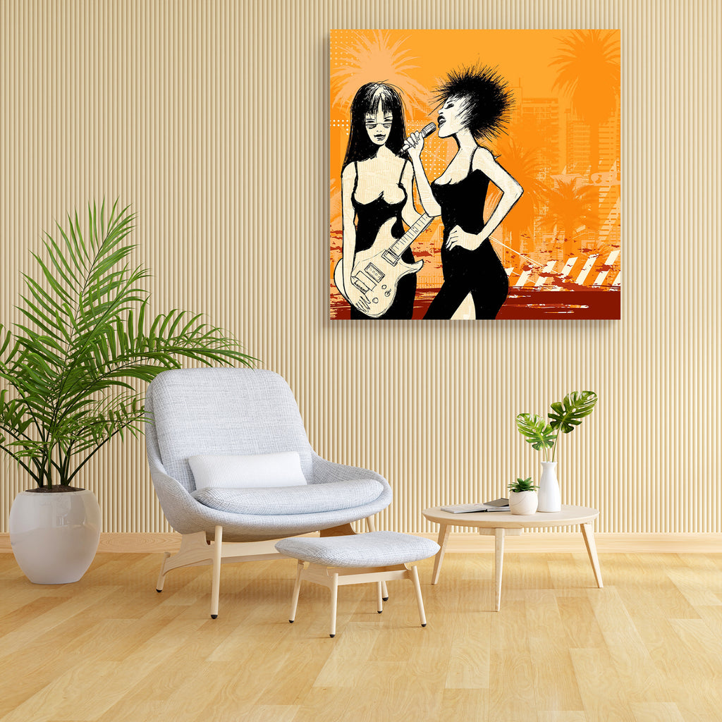 American Jazz Singers Canvas Painting Synthetic Frame-Paintings MDF Framing-AFF_FR-IC 5000553 IC 5000553, Adult, American, Art and Paintings, Drawing, Illustrations, Music, Music and Dance, Music and Musical Instruments, Pop Art, jazz, singers, canvas, painting, synthetic, frame, art, audio, event, face, female, girl, grunge, guitar, guitarist, illustration, karaoke, microphone, nightlife, party, performance, performer, performing, person, pop, popular, rock, show, singer, singing, sound, voice, woman, youn