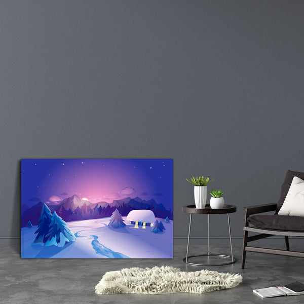 Winter Landscape D1 Canvas Painting Synthetic Frame-Paintings MDF Framing-AFF_FR-IC 5000565 IC 5000565, Art and Paintings, Christianity, Landscapes, Mountains, Nature, Rural, Scenic, Seasons, Sunrises, Sunsets, Wooden, winter, landscape, d1, canvas, painting, for, bedroom, living, room, engineered, wood, frame, wonderland, art, artwork, background, blue, card, celebration, christmas, cloud, cold, december, february, forest, frost, frozen, greeting, hill, home, horizon, house, january, light, moon, mountain,