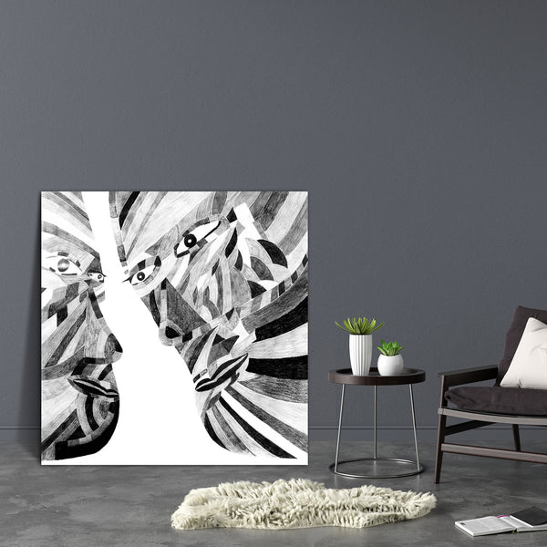 Abstract Art D6 Canvas Painting Synthetic Frame-Paintings MDF Framing-AFF_FR-IC 5000601 IC 5000601, Abstract Expressionism, Abstracts, Art and Paintings, Black and White, Decorative, Drawing, Paintings, Patterns, Semi Abstract, Signs, Signs and Symbols, White, abstract, art, d6, canvas, painting, for, bedroom, living, room, engineered, wood, frame, acrylic, artist, artistic, background, beautiful, blue, brush, color, craft, design, detail, gold, green, media, oil, original, palette, paper, pattern, pencil, 