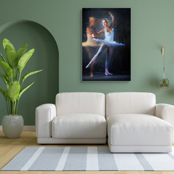 Ballet Dancer In Motion D1 Canvas Painting Synthetic Frame-Paintings MDF Framing-AFF_FR-IC 5000610 IC 5000610, Adult, Culture, Dance, Ethnic, Music and Dance, Traditional, Tribal, World Culture, ballet, dancer, in, motion, d1, canvas, painting, for, bedroom, living, room, engineered, wood, frame, ballerina, active, artist, attractive, background, balance, beautiful, classical, dress, elegance, exercise, female, flexibility, ghost, girl, glow, grace, grey, grunge, light, movement, one, performance, performer