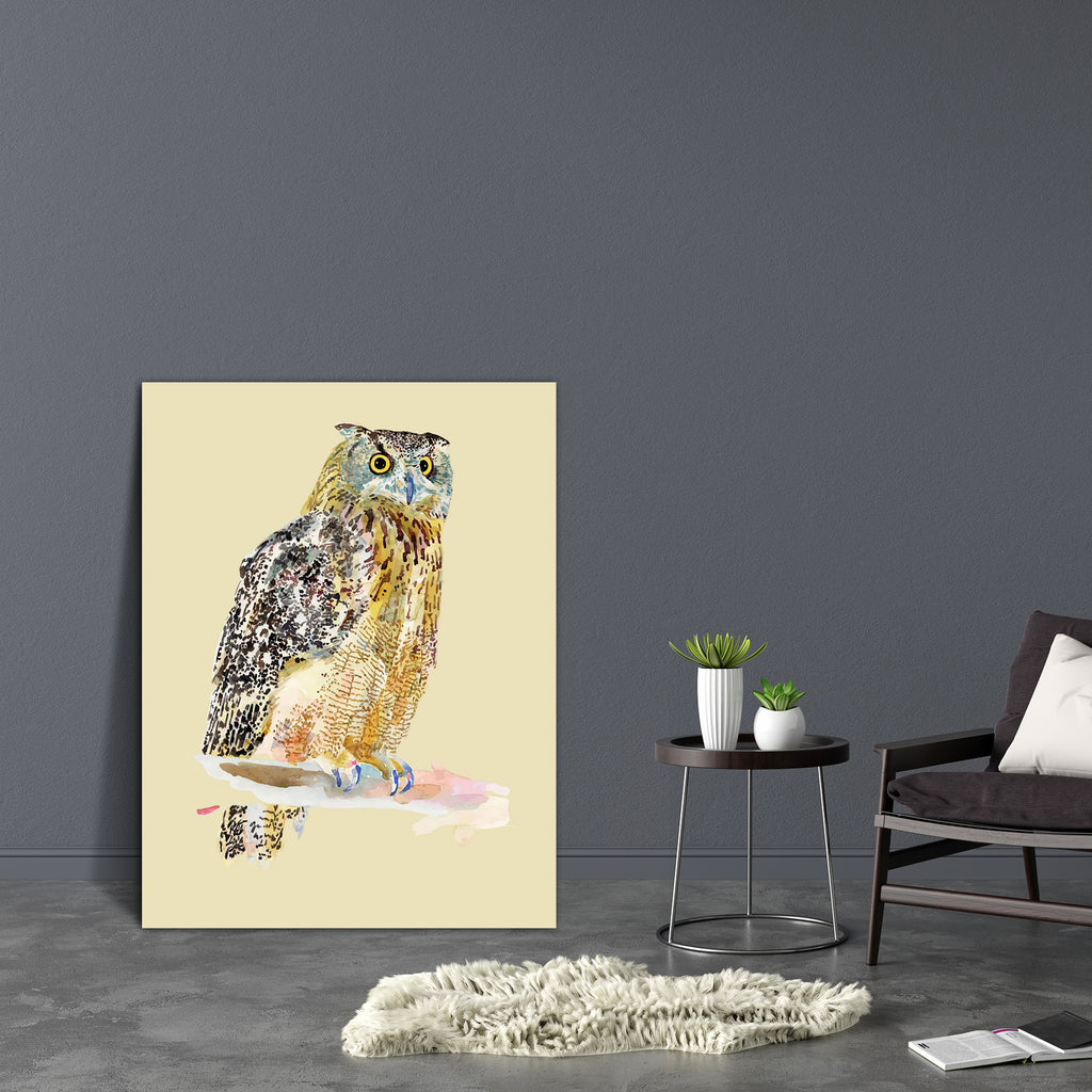 Watercolor Bird Owl Canvas Painting Synthetic Frame-Paintings MDF Framing-AFF_FR-IC 5001149 IC 5001149, Animals, Art and Paintings, Birds, Calligraphy, Culture, Digital, Digital Art, Drawing, Ethnic, Graphic, Illustrations, Nature, Paintings, Realism, Rural, Scenic, Signs, Signs and Symbols, Sketches, Traditional, Tribal, Watercolour, Wildlife, World Culture, watercolor, bird, owl, canvas, painting, synthetic, frame, owls, agriculture, animal, art, artist, artistic, artwork, countryside, creativity, design,