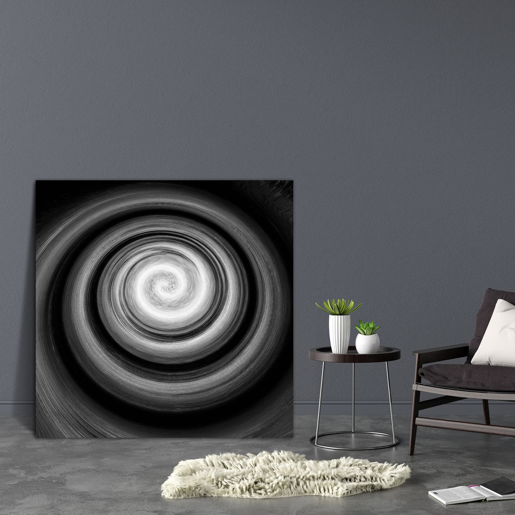 Abstract Artwork D45 Canvas Painting Synthetic Frame-Paintings MDF Framing-AFF_FR-IC 5001212 IC 5001212, Abstract Expressionism, Abstracts, Art and Paintings, Black, Black and White, Circle, Conceptual, Digital, Digital Art, Graphic, Illustrations, Modern Art, Semi Abstract, Signs, Signs and Symbols, Space, White, abstract, artwork, d45, canvas, painting, synthetic, frame, art, backdrop, background, circular, concept, curl, curve, dark, design, fancy, fantastic, flowing, gray, grey, illusion, illustration, 