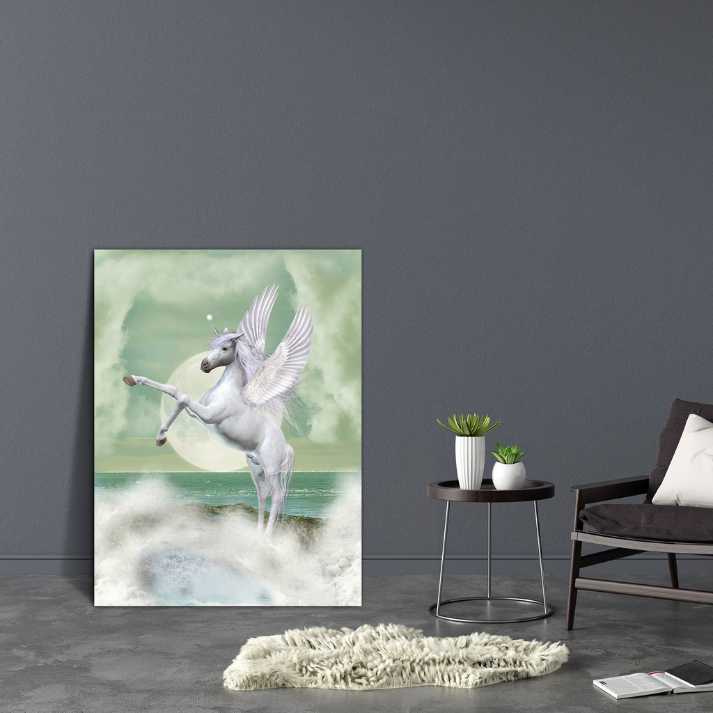 Unicorn In The Ocean D1 Canvas Painting Synthetic Frame-Paintings MDF Framing-AFF_FR-IC 5001312 IC 5001312, Animals, Art and Paintings, Baby, Children, Digital, Digital Art, Fantasy, Graphic, Kids, Landscapes, Nature, Scenic, Stars, unicorn, in, the, ocean, d1, canvas, painting, synthetic, frame, pegasus, amazing, angel, angels, animal, art, backdrops, background, beautiful, bright, castle, clouds, creature, dream, dreams, dreamy, elegant, exploration, fae, fairy, fairytale, fall, fantastic, flight, fly, fl