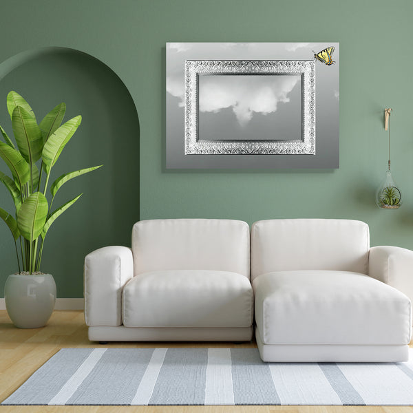 Imaginative Fantasy Artwork D1 Canvas Painting Synthetic Frame-Paintings MDF Framing-AFF_FR-IC 5001403 IC 5001403, Abstract Expressionism, Abstracts, Baroque, Black, Black and White, Conceptual, Decorative, Fantasy, Realism, Rococo, Semi Abstract, Surrealism, White, imaginative, artwork, d1, canvas, painting, for, bedroom, living, room, engineered, wood, frame, abstract, background, beautiful, closeup, cloud, concept, decoration, detail, dreaming, elegant, gray, grey, home, horizontal, house, imagination, i