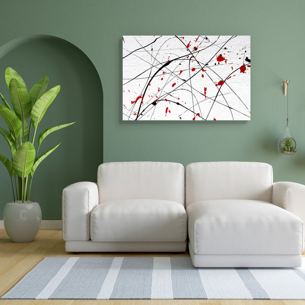 White Wall With Modern Art Canvas Painting Synthetic Frame-Paintings MDF Framing-AFF_FR-IC 5001610 IC 5001610, Abstract Expressionism, Abstracts, Ancient, Art and Paintings, Black, Black and White, Decorative, Digital, Digital Art, Fine Art Reprint, Graphic, Historical, Illustrations, Medieval, Modern Art, Paintings, Patterns, Seasons, Semi Abstract, Signs, Signs and Symbols, Vintage, Watercolour, White, wall, with, modern, art, canvas, painting, for, bedroom, living, room, engineered, wood, frame, abstract