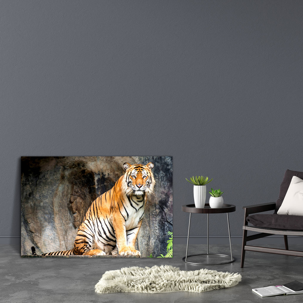 Bengal Tiger Canvas Painting Synthetic Frame-Paintings MDF Framing-AFF_FR-IC 5001656 IC 5001656, African, Animals, Asian, Bengali, Individuals, Nature, Portraits, Scenic, Stripes, Wildlife, Wooden, bengal, tiger, canvas, painting, synthetic, frame, tigers, tigre, siberian, zoo, head, africa, aggression, aggressive, animal, asia, beast, big, body, carnivore, cat, color, danger, detail, endangered, eye, face, feline, forest, fur, gaze, hunt, hunter, jungle, life, mammal, orange, portrait, predator, royal, saf