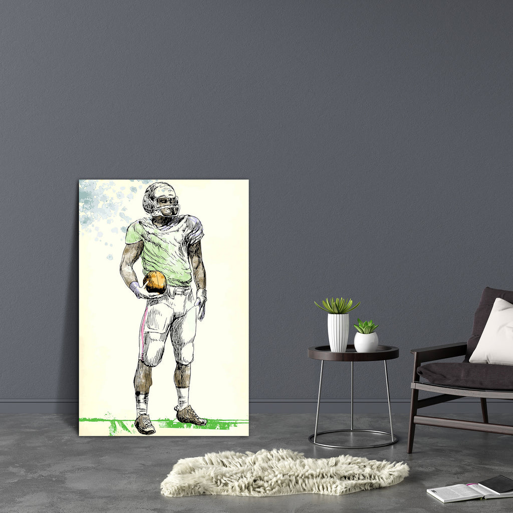 American Footbal Player D1 Canvas Painting Synthetic Frame-Paintings MDF Framing-AFF_FR-IC 5001701 IC 5001701, American, Art and Paintings, Drawing, Illustrations, People, Sketches, Sports, Metallic, footbal, player, d1, canvas, painting, synthetic, frame, football, action, art, artistic, artwork, athlete, athletics, ball, body, boy, champion, championship, classical, competition, conversion, craft, defense, draw, effort, field, goal, fitness, game, gridiron, hero, human, illustration, kickoff, leadership, 
