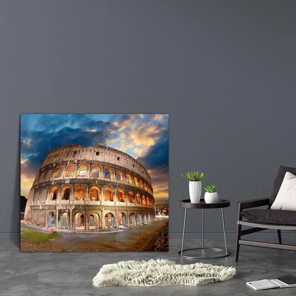 Autumn Sunset In Rome Italy Canvas Painting Synthetic Frame-Paintings MDF Framing-AFF_FR-IC 5001730 IC 5001730, Ancient, Architecture, Art and Paintings, Automobiles, Cities, City Views, Culture, Ethnic, Historical, Italian, Landmarks, Landscapes, Marble and Stone, Medieval, Places, Scenic, Sunsets, Traditional, Transportation, Travel, Tribal, Vehicles, Vintage, World Culture, autumn, sunset, in, rome, italy, canvas, painting, synthetic, frame, gladiator, amphitheater, amphitheatre, antique, arc, arch, aren