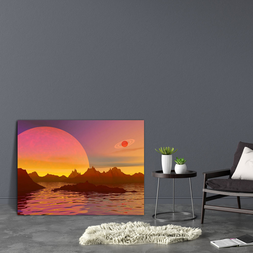 Landscape With Rocky Mountains D2 Canvas Painting Synthetic Frame-Paintings MDF Framing-AFF_FR-IC 5001733 IC 5001733, Art and Paintings, Astronomy, Automobiles, Cosmology, Digital, Digital Art, Fantasy, Futurism, Graphic, Illustrations, Landscapes, Mountains, Nature, Scenic, Science Fiction, Space, Stars, Transportation, Travel, Vehicles, landscape, with, rocky, d2, canvas, painting, synthetic, frame, alien, art, artwork, background, fiction, fog, foggy, future, futuristic, haze, heaven, hot, illustration, 