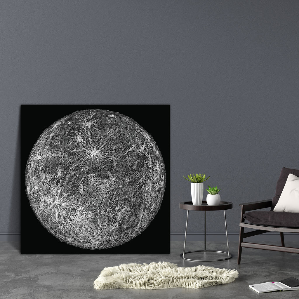 Full Moon D1 Canvas Painting Synthetic Frame-Paintings MDF Framing-AFF_FR-IC 5001820 IC 5001820, Astrology, Astronomy, Black, Black and White, Cosmology, Digital, Digital Art, Graphic, Horoscope, Illustrations, Nature, Scenic, Science Fiction, Signs, Signs and Symbols, Space, Stars, Sun Signs, Zodiac, full, moon, d1, canvas, painting, synthetic, frame, background, bright, celestial, body, close, up, cosmic, cosmos, crater, dark, design, detail, detailed, glow, grey, heaven, heavenly, illustration, isolated,