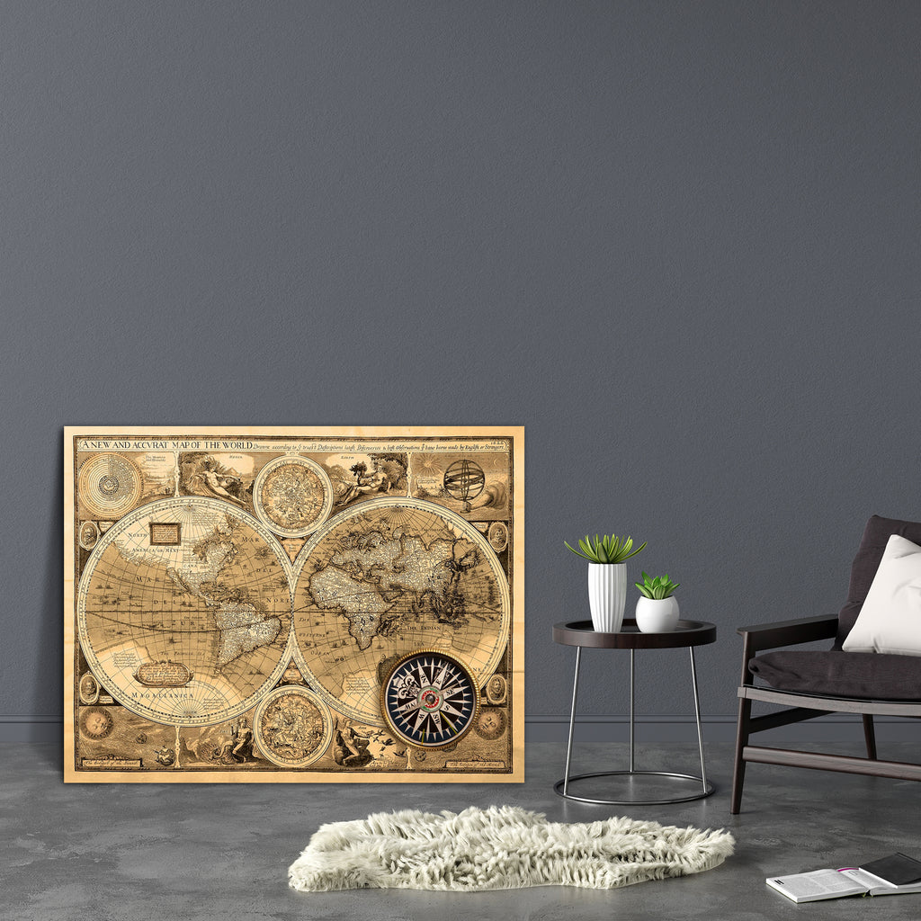 1626 Old Map Canvas Painting Synthetic Frame-Paintings MDF Framing-AFF_FR-IC 5001929 IC 5001929, Abstract Expressionism, Abstracts, African, American, Ancient, Art and Paintings, Asian, Decorative, Historical, Maps, Medieval, Patterns, Retro, Semi Abstract, Vintage, 1626, old, map, canvas, painting, synthetic, frame, world, antique, of, the, abstract, africa, america, art, asia, atlantic, atlas, australia, background, border, burnt, color, dirty, earth, europe, geography, global, grunge, grungy, historic, h