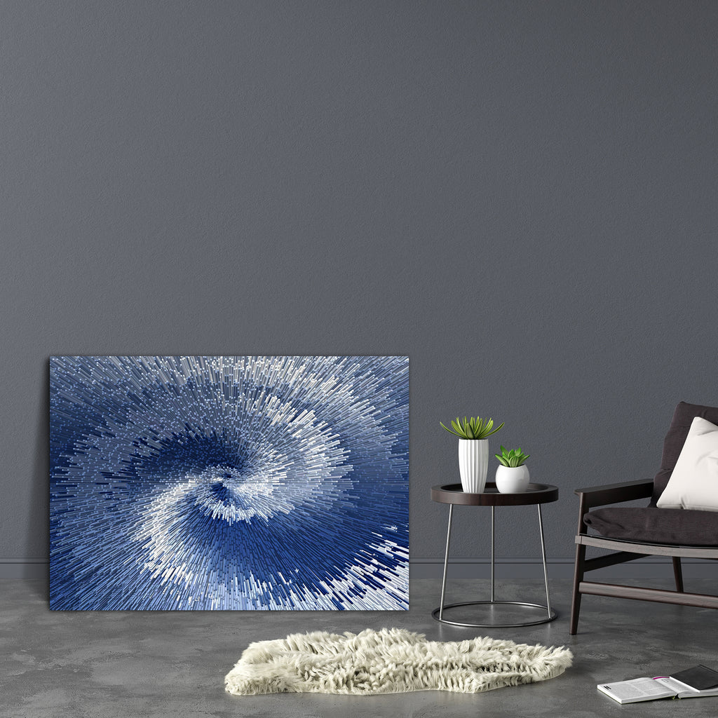 Abstract Artwork D73 Canvas Painting Synthetic Frame-Paintings MDF Framing-AFF_FR-IC 5002065 IC 5002065, Abstract Expressionism, Abstracts, Art and Paintings, Black and White, Circle, Conceptual, Digital, Digital Art, Graphic, Illustrations, Modern Art, Semi Abstract, Signs, Signs and Symbols, Space, White, abstract, artwork, d73, canvas, painting, synthetic, frame, art, backdrop, background, blast, blue, burst, circular, color, colorful, concept, curl, design, explosion, fancy, fantastic, illusion, illustr