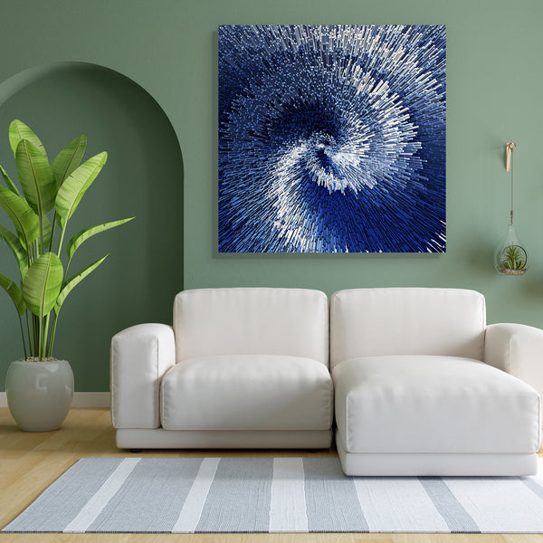 Abstract Artwork D75 Canvas Painting Synthetic Frame-Paintings MDF Framing-AFF_FR-IC 5002100 IC 5002100, Abstract Expressionism, Abstracts, Art and Paintings, Black and White, Circle, Conceptual, Digital, Digital Art, Graphic, Illustrations, Modern Art, Semi Abstract, Signs, Signs and Symbols, Space, White, abstract, artwork, d75, canvas, painting, for, bedroom, living, room, engineered, wood, frame, art, backdrop, background, blast, blue, burst, circular, color, colorful, concept, curl, design, explosion, 