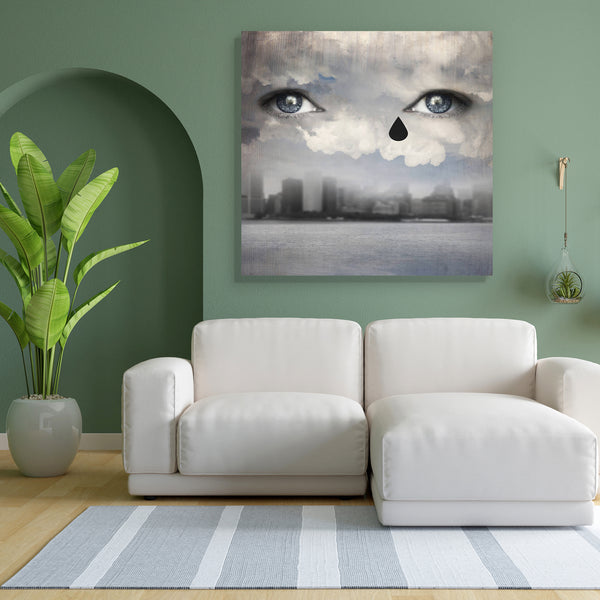 Two Human Eyes Crying Canvas Painting Synthetic Frame-Paintings MDF Framing-AFF_FR-IC 5002280 IC 5002280, Art and Paintings, Cities, City Views, Collages, Conceptual, Fantasy, Modern Art, Skylines, Surrealism, two, human, eyes, crying, canvas, painting, for, bedroom, living, room, engineered, wood, frame, art, artistic, background, beautiful, cloud, cloudy, collage, composition, concept, cover, creation, creativity, cry, dreaming, eye, humanity, idea, intense, inventive, lifestyle, modern, modernity, pain, 