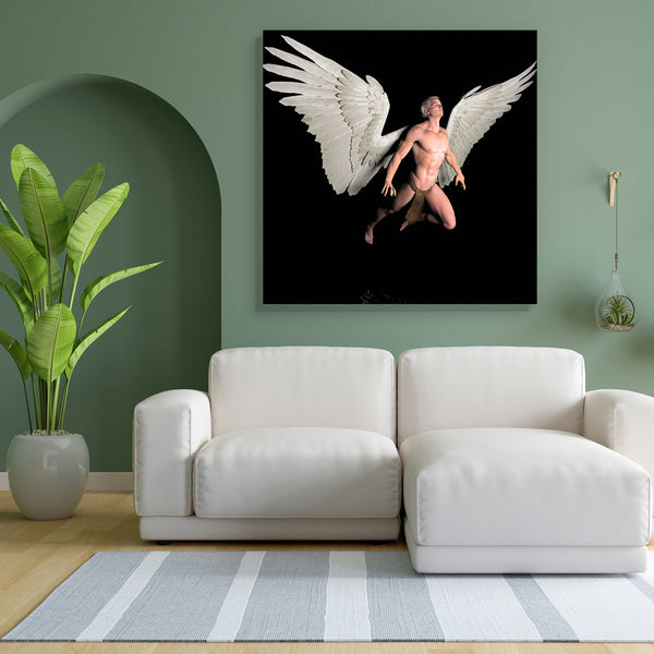 Enlighten Canvas Painting Synthetic Frame-Paintings MDF Framing-AFF_FR-IC 5002333 IC 5002333, Health, People, enlighten, canvas, painting, for, bedroom, living, room, engineered, wood, frame, angel, man, male, abdominals, abs, anatomy, beautiful, beauty, body, chest, dude, fit, fitness, good, looking, guy, hair, hand, hands, handsome, human, hunk, muscle, muscular, physical, rippling, wings, artzfolio, wall decor for living room, wall frames for living room, frames for living room, wall art, canvas painting