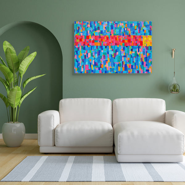 Abstract Artwork D91 Canvas Painting Synthetic Frame-Paintings MDF Framing-AFF_FR-IC 5002466 IC 5002466, Abstract Expressionism, Abstracts, Art and Paintings, Brush Stroke, Decorative, Paintings, Patterns, Retro, Semi Abstract, Signs, Signs and Symbols, abstract, artwork, d91, canvas, painting, for, bedroom, living, room, engineered, wood, frame, acrylic, art, beautyful, blue, brush, stroke, cloth, colour, colourful, composition, contemporary, contrasts, creative, design, detail, different, effect, element,