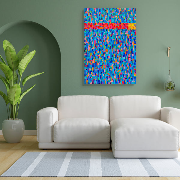 Abstract Artwork D92 Canvas Painting Synthetic Frame-Paintings MDF Framing-AFF_FR-IC 5002467 IC 5002467, Abstract Expressionism, Abstracts, Art and Paintings, Brush Stroke, Decorative, Paintings, Patterns, Retro, Semi Abstract, Signs, Signs and Symbols, abstract, artwork, d92, canvas, painting, for, bedroom, living, room, engineered, wood, frame, acrylic, art, beautyful, blue, brush, stroke, cloth, colour, colourful, composition, contemporary, contrasts, creative, design, detail, different, effect, element,