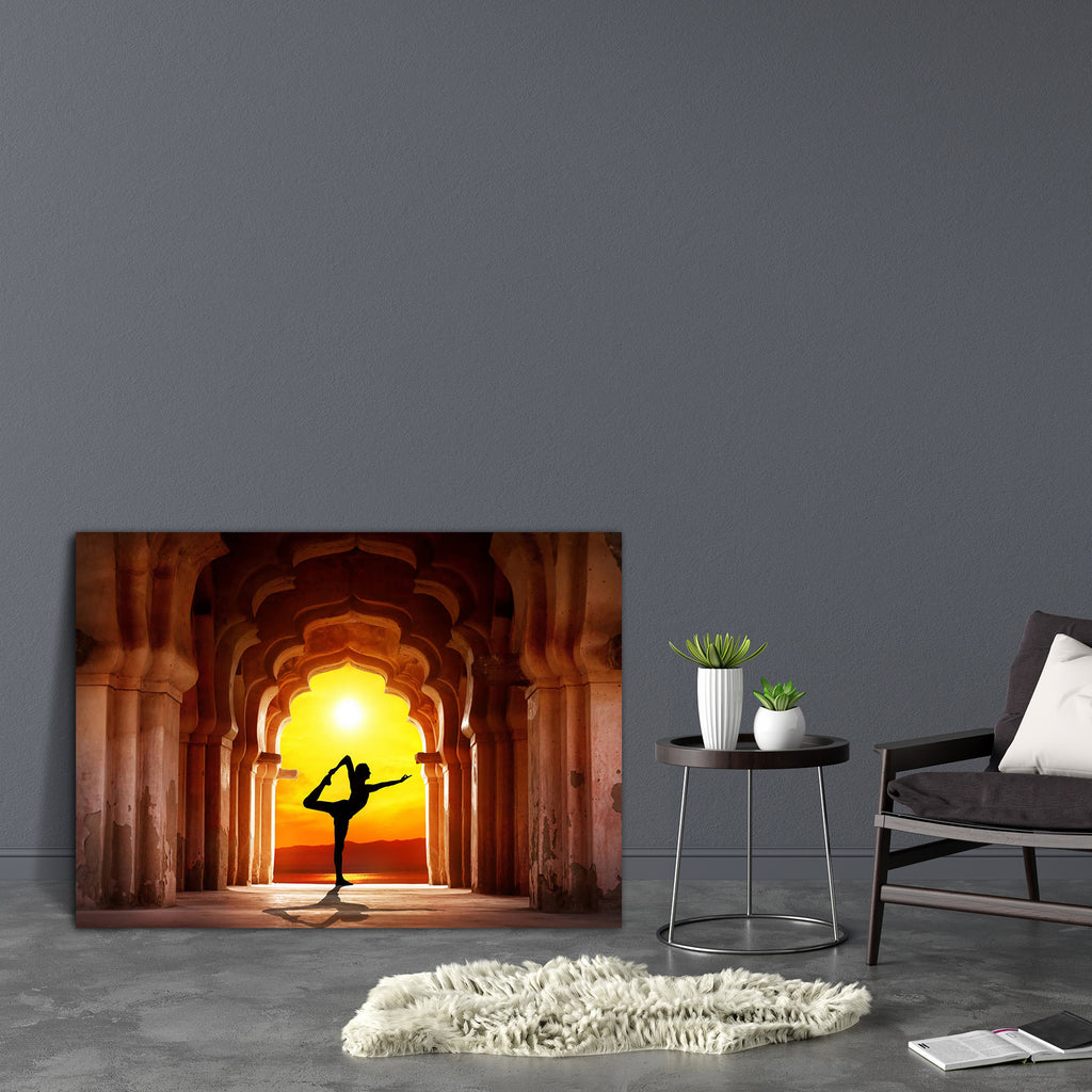 Yoga In Old Temple D1 Canvas Painting Synthetic Frame-Paintings MDF Framing-AFF_FR-IC 5002551 IC 5002551, Ancient, Architecture, Asian, Automobiles, Black, Black and White, Health, Hinduism, Historical, Indian, Landmarks, Medieval, Places, Religion, Religious, Spiritual, Sports, Sunsets, Transportation, Travel, Vehicles, Vintage, yoga, in, old, temple, d1, canvas, painting, synthetic, frame, india, palace, arch, asana, asia, background, castle, class, column, dancer, fitness, fort, gate, harmony, history, l