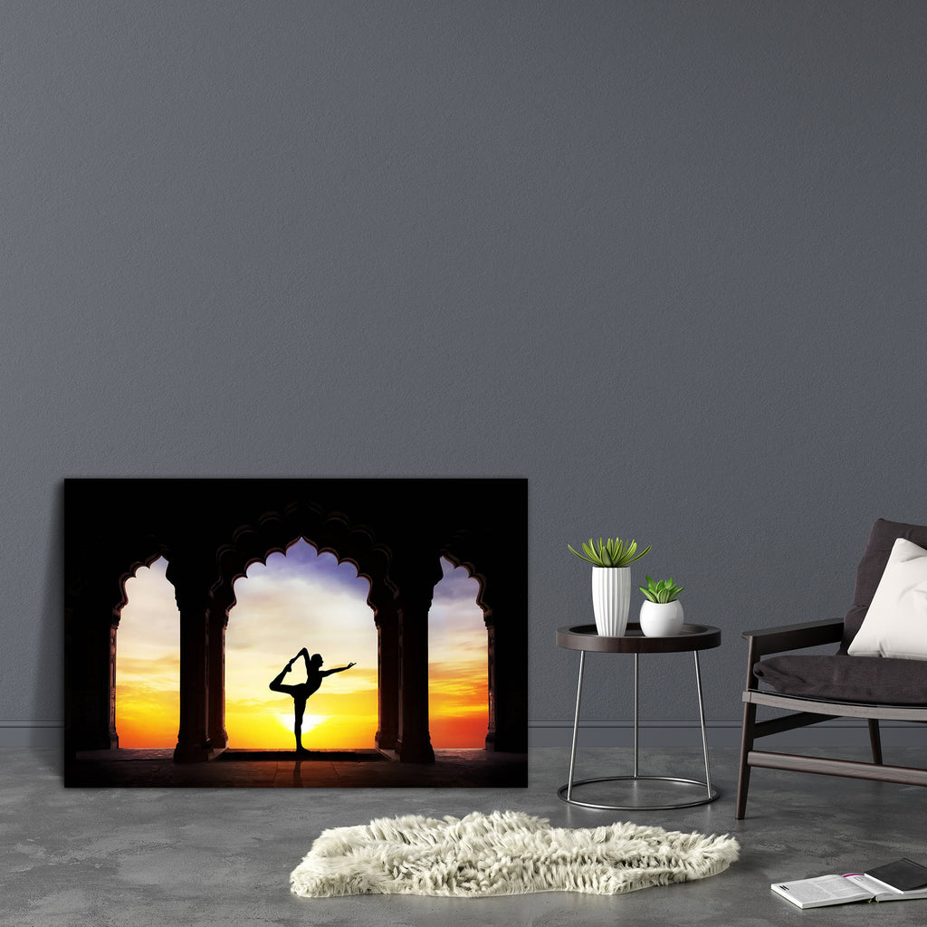 Yoga In Old Temple D2 Canvas Painting Synthetic Frame-Paintings MDF Framing-AFF_FR-IC 5002570 IC 5002570, Ancient, Architecture, Asian, Automobiles, Black, Black and White, God Ram, Health, Hinduism, Historical, Indian, Medieval, Religion, Religious, Spiritual, Sports, Sunsets, Transportation, Travel, Vehicles, Vintage, yoga, in, old, temple, d2, canvas, painting, synthetic, frame, pose, india, hindu, silhouette, arch, asana, ashram, asia, background, class, column, dancer, fitness, fort, freedom, gate, har