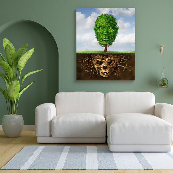 Rebirth & Renewal Lifestyle Concept Canvas Painting Synthetic Frame-Paintings MDF Framing-AFF_FR-IC 5002662 IC 5002662, Ancient, Health, Historical, Medieval, Signs and Symbols, Symbols, Vintage, rebirth, renewal, lifestyle, concept, canvas, painting, for, bedroom, living, room, engineered, wood, frame, skull, psychology, psychiatry, soil, mental, personal, growth, rehabilitation, addict, addiction, anatomy, aspirations, beginning, birth, born, concepts, creation, crisis, death, demons, earth, fertile, free