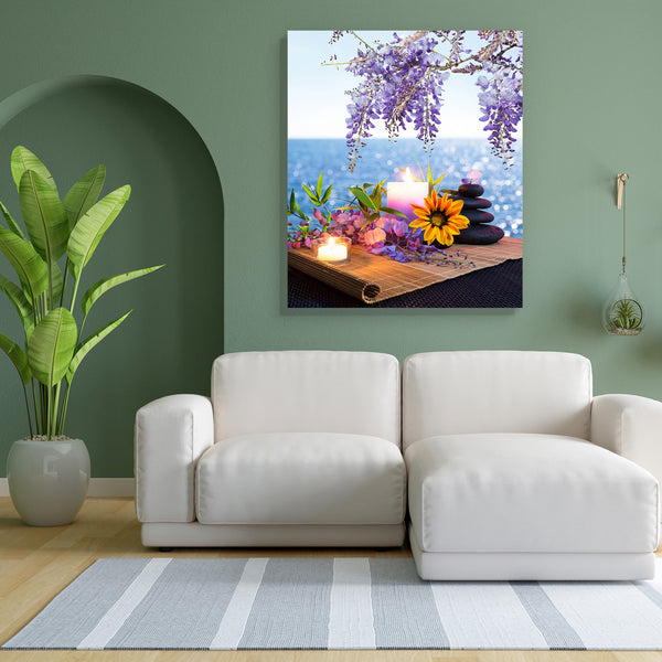 Daisy & Wisteria Canvas Painting Synthetic Frame-Paintings MDF Framing-AFF_FR-IC 5002699 IC 5002699, Botanical, Chinese, Culture, Ethnic, Floral, Flowers, Health, Japanese, Marble and Stone, Nature, Scenic, Traditional, Tribal, World Culture, daisy, wisteria, canvas, painting, for, bedroom, living, room, engineered, wood, frame, alternative, bamboo, bath, bathroom, beauty, candles, care, cellulite, flower, foliage, garden, leaf, massage, meditation, natural, oriental, relax, relaxation, sea, spa, stones, to