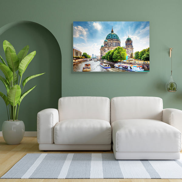 Berlin Cathedral. Berliner Dom, Germany Canvas Painting Synthetic Frame-Paintings MDF Framing-AFF_FR-IC 5002725 IC 5002725, Ancient, Architecture, Art and Paintings, Automobiles, Cities, City Views, Culture, Ethnic, German, Historical, Landmarks, Medieval, Places, Religion, Religious, Sunsets, Traditional, Transportation, Travel, Tribal, Vehicles, Vintage, World Culture, berlin, cathedral., berliner, dom, germany, canvas, painting, for, bedroom, living, room, engineered, wood, frame, art, attraction, blue, 