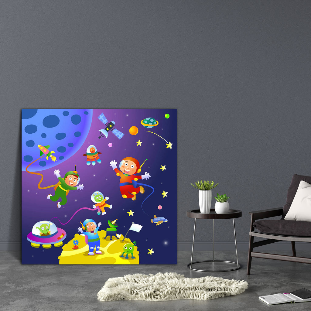 Boy Girl Astronaut In Space Scenes Canvas Painting Synthetic Frame-Paintings MDF Framing-AFF_FR-IC 5002764 IC 5002764, Animated Cartoons, Art and Paintings, Astronomy, Automobiles, Baby, Caricature, Cartoons, Children, Cosmology, Fantasy, Illustrations, Kids, People, Science Fiction, Space, Stars, Transportation, Travel, Vehicles, boy, girl, astronaut, in, scenes, canvas, painting, synthetic, frame, outer, adventure, alien, art, background, cartoon, child, flying, galaxy, happy, illustration, isolated, moon