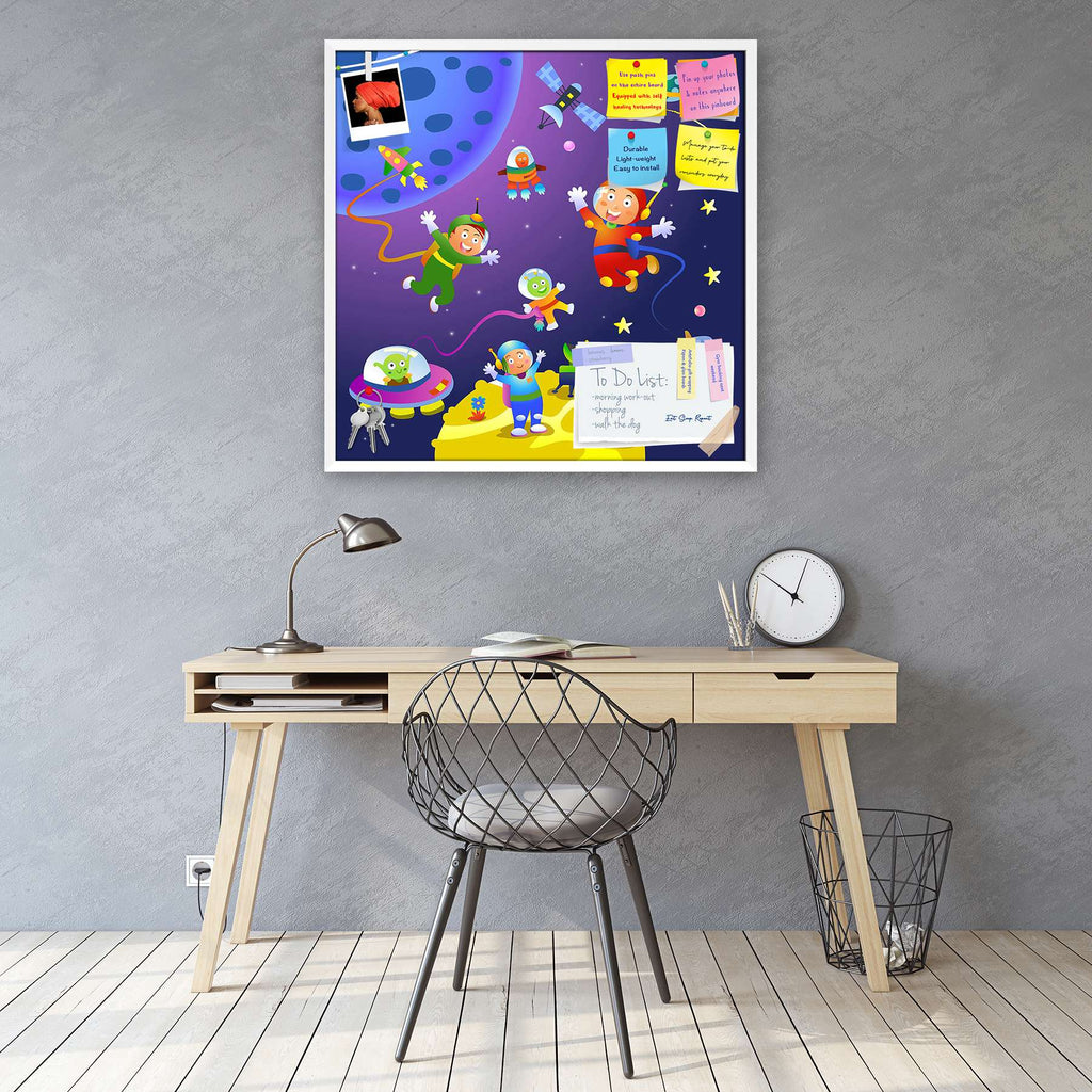 Boy Girl Astronaut In Space Scenes Bulletin Board Notice Pin Board Soft Board | Framed-Bulletin Boards Framed-BLB_FR-IC 5002764 IC 5002764, Animated Cartoons, Art and Paintings, Astronomy, Automobiles, Baby, Caricature, Cartoons, Children, Cosmology, Fantasy, Illustrations, Kids, People, Science Fiction, Space, Stars, Transportation, Travel, Vehicles, boy, girl, astronaut, in, scenes, bulletin, board, notice, pin, soft, framed, outer, adventure, alien, art, background, cartoon, child, flying, galaxy, happy,