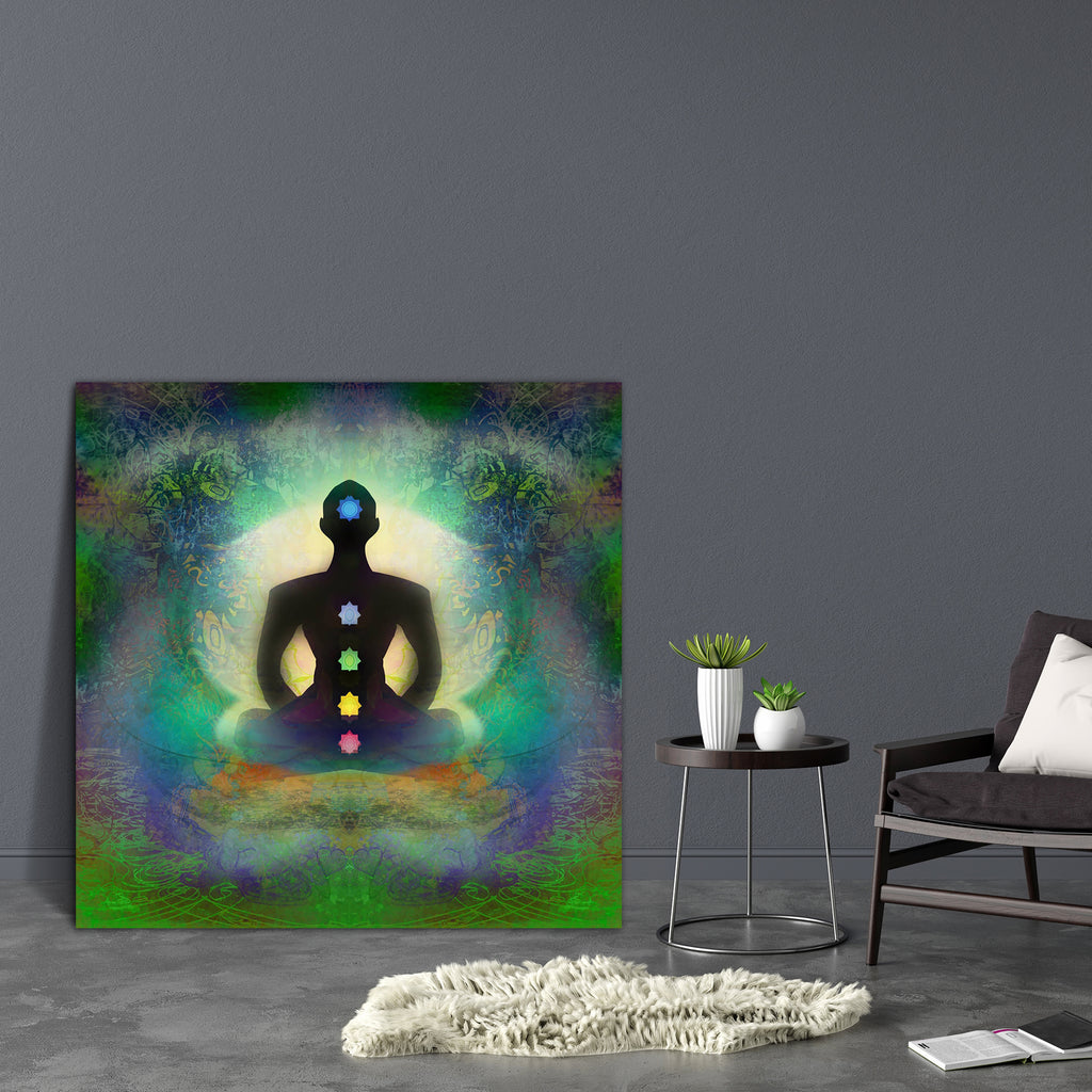 Yoga Lotus Pose D6 Canvas Painting Synthetic Frame-Paintings MDF Framing-AFF_FR-IC 5002785 IC 5002785, Buddhism, Digital, Digital Art, Geometric Abstraction, God Buddha, Graphic, Health, Illustrations, Indian, Nature, People, Religion, Religious, Scenic, Spiritual, Sports, yoga, lotus, pose, d6, canvas, painting, synthetic, frame, abstraction, aura, background, bamboo, beauty, body, buddha, decoration, ease, energy, exercise, hand, healing, illustration, india, man, mat, meditation, mystic, peace, quiet, ra