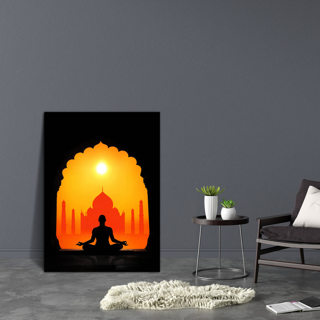 Morning Meditation At Taj Canvas Painting Synthetic Frame-Paintings MDF Framing-AFF_FR-IC 5002793 IC 5002793, Ancient, Architecture, Asian, Automobiles, Black, Black and White, Culture, Ethnic, Health, Hinduism, Historical, Indian, Medieval, Religion, Religious, Spiritual, Sunsets, Traditional, Transportation, Travel, Tribal, Vehicles, Vintage, World Culture, morning, meditation, at, taj, canvas, painting, synthetic, frame, agra, arch, asana, asia, class, dome, emperor, harmony, history, india, islamic, mah