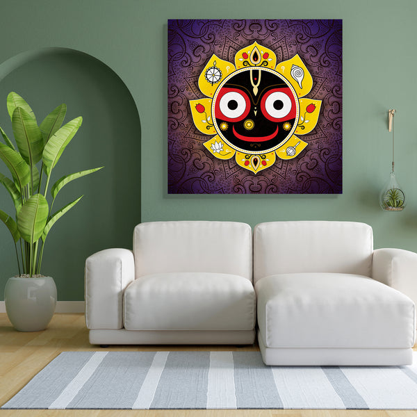 Hindu God Jagannatha D1 Canvas Painting Synthetic Frame-Paintings MDF Framing-AFF_FR-IC 5002829 IC 5002829, Ancient, Asian, Astronomy, Botanical, Cosmology, Culture, Drawing, Ethnic, Floral, Flowers, God Krishna, God Vishnu, Hinduism, Historical, Icons, Illustrations, Indian, Love, Medieval, Nature, Patterns, Religion, Religious, Retro, Romance, Signs, Signs and Symbols, Space, Spiritual, Stars, Symbols, Traditional, Tribal, Vintage, World Culture, hindu, god, jagannatha, d1, canvas, painting, for, bedroom,