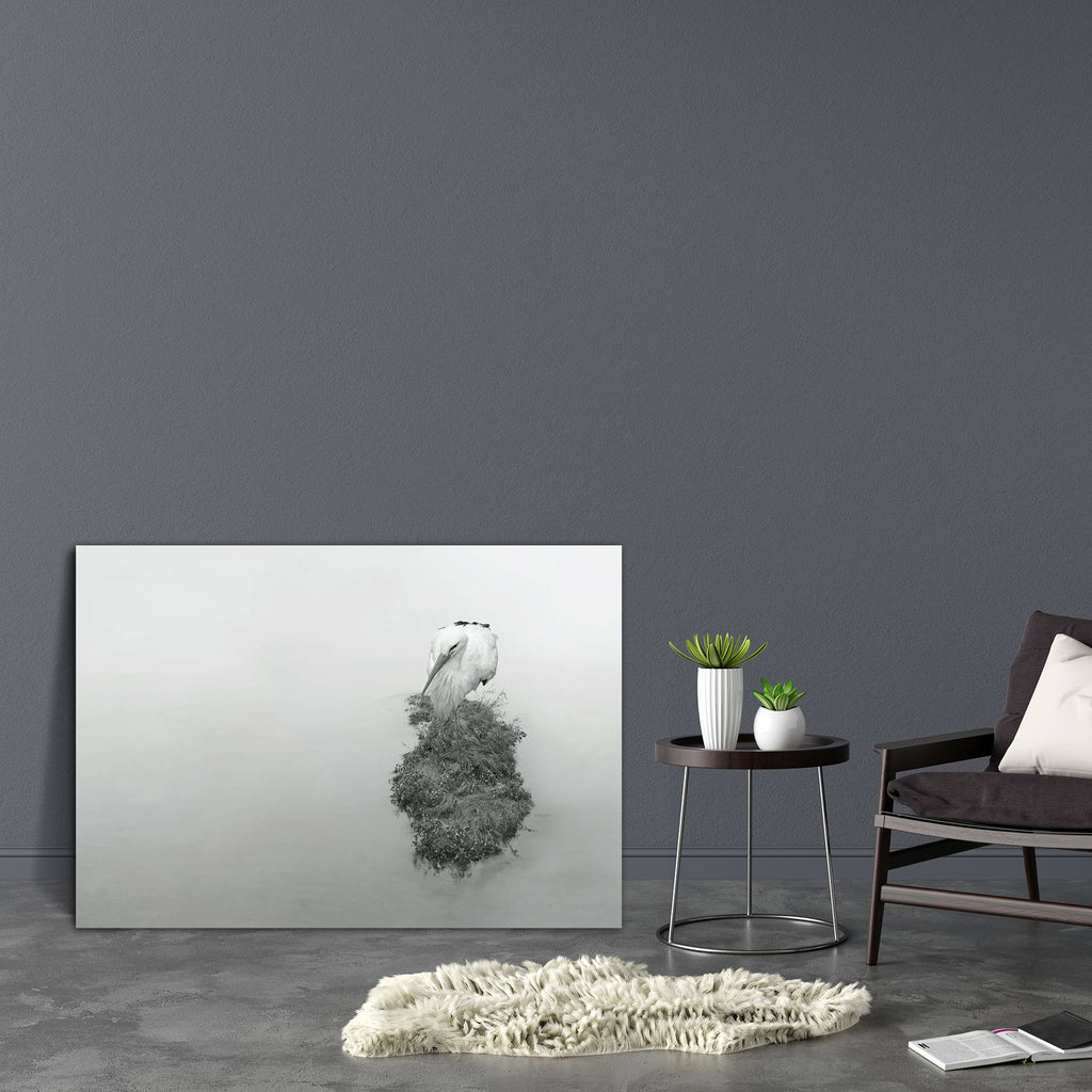 Beautiful Aquatic Bird Crane Canvas Painting Synthetic Frame-Paintings MDF Framing-AFF_FR-IC 5002899 IC 5002899, Animals, Art and Paintings, Birds, Black, Black and White, Individuals, Landscapes, Nature, Portraits, Scenic, White, beautiful, aquatic, bird, crane, canvas, painting, synthetic, frame, animal, art, artistic, background, close, up, detail, gray, grey, horizontal, landscape, mysterious, outdoor, outside, poetic, portrait, rest, river, water, waterfowl, wild, artzfolio, wall decor for living room,