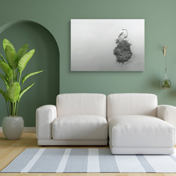 Beautiful Aquatic Bird Crane Canvas Painting Synthetic Frame-Paintings MDF Framing-AFF_FR-IC 5002899 IC 5002899, Animals, Art and Paintings, Birds, Black, Black and White, Individuals, Landscapes, Nature, Portraits, Scenic, White, beautiful, aquatic, bird, crane, canvas, painting, for, bedroom, living, room, engineered, wood, frame, animal, art, artistic, background, close, up, detail, gray, grey, horizontal, landscape, mysterious, outdoor, outside, poetic, portrait, rest, river, water, waterfowl, wild, art