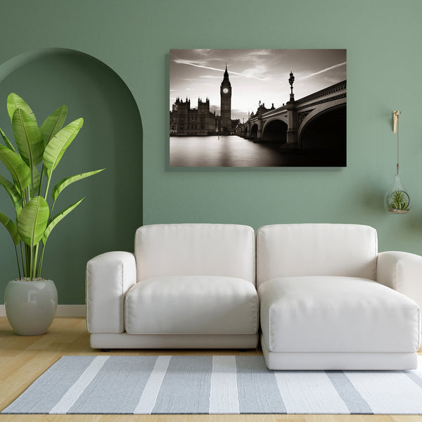 Big Ben & House Of Parliament At Dusk In London UK Canvas Painting Synthetic Frame-Paintings MDF Framing-AFF_FR-IC 5003000 IC 5003000, Ancient, Architecture, Automobiles, Black, Black and White, Cities, City Views, English, God Ram, Hinduism, Historical, Landmarks, Medieval, Panorama, Places, Skylines, Transportation, Travel, Urban, Vehicles, Victorian, Vintage, White, big, ben, house, of, parliament, at, dusk, in, london, uk, canvas, painting, for, bedroom, living, room, engineered, wood, frame, skyline, c