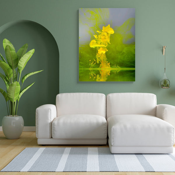 Abstract Floating Yellow Color Canvas Painting Synthetic Frame-Paintings MDF Framing-AFF_FR-IC 5003200 IC 5003200, Abstract Expressionism, Abstracts, People, Semi Abstract, Surrealism, abstract, floating, yellow, color, canvas, painting, for, bedroom, living, room, engineered, wood, frame, backgrounds, chemistry, cloudscape, danger, disintegration, dissolving, dye, flowing, fluorescent, fog, fume, gray, illuminated, ink, liquid, macro, mirroring, mixing, molten, no, paint, physics, poisonous, pollution, ref