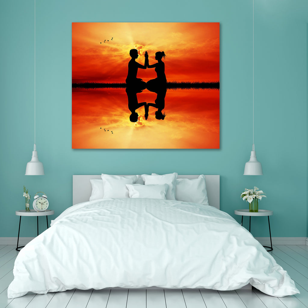 Buy ArtzFolio Paintings MDF Framing at Best Prices In India | Yoga Cou –  ArtzFolio.com