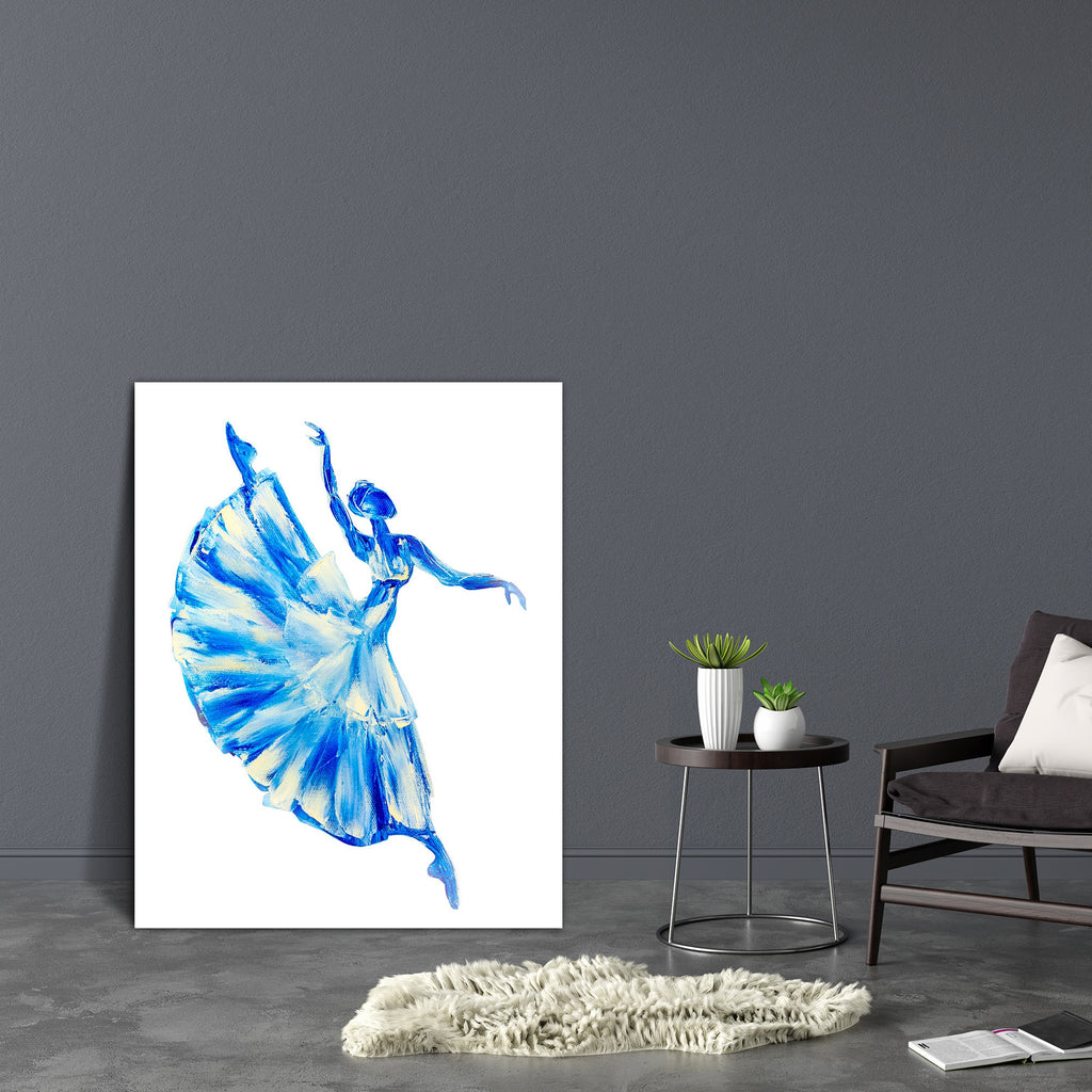 Blue Ballerina Canvas Painting Synthetic Frame-Paintings MDF Framing-AFF_FR-IC 5003654 IC 5003654, Art and Paintings, Black and White, Culture, Dance, Ethnic, Music and Dance, Paintings, Traditional, Tribal, White, World Culture, blue, ballerina, canvas, painting, synthetic, frame, action, active, art, artist, balance, ballet, beautiful, classical, dancer, elegance, elegant, energy, female, flying, foot, girl, grace, healthy, human, isolated, jumping, motion, movement, oil, performance, power, show, style, 