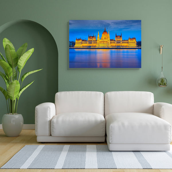 Budapest Parliament At Night, Hungary Canvas Painting Synthetic Frame-Paintings MDF Framing-AFF_FR-IC 5003883 IC 5003883, Architecture, Automobiles, Cities, City Views, God Ram, Gothic, Hinduism, Landmarks, Landscapes, Nature, Panorama, Places, Scenic, Signs and Symbols, Symbols, Transportation, Travel, Urban, Vehicles, budapest, parliament, at, night, hungary, canvas, painting, for, bedroom, living, room, engineered, wood, frame, blue, building, capital, city, cityscape, danube, destinations, downtown, dus