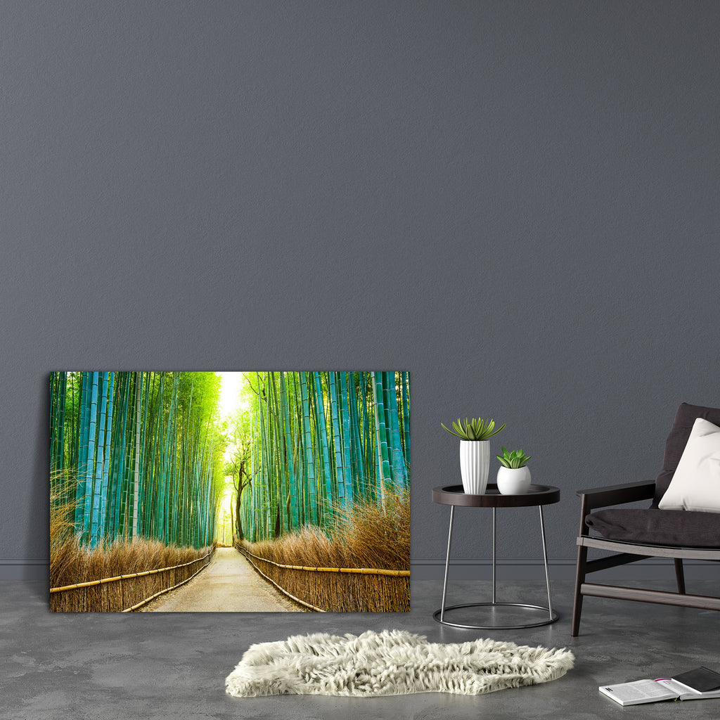 Kyoto Japan Bamboo Forest Canvas Painting Synthetic Frame-Paintings MDF Framing-AFF_FR-IC 5003951 IC 5003951, Arrows, Japanese, Landmarks, Landscapes, Nature, Places, Scenic, Wooden, kyoto, japan, bamboo, forest, canvas, painting, synthetic, frame, scenery, view, forests, dawn, day, daytime, fence, green, historic, landmark, morning, narrow, natural, nobody, outdoors, park, passage, road, scene, serene, street, trees, walkway, woods, artzfolio, wall decor for living room, wall frames for living room, frames