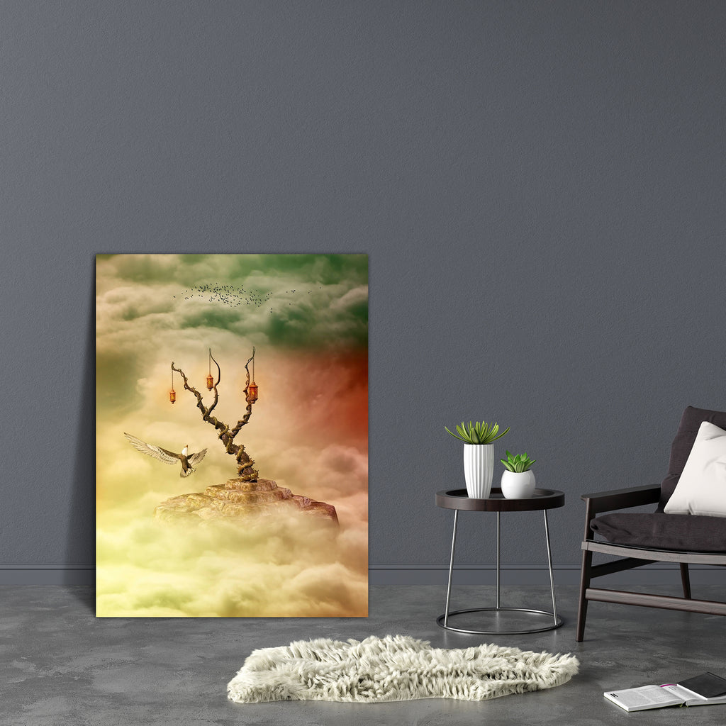 Sky With Eagle & Birds Canvas Painting Synthetic Frame-Paintings MDF Framing-AFF_FR-IC 5004155 IC 5004155, Art and Paintings, Baby, Birds, Children, Digital, Digital Art, Fantasy, Graphic, Kids, Landscapes, Marble and Stone, Nature, Scenic, Stars, sky, with, eagle, canvas, painting, synthetic, frame, amazing, art, backdrops, background, beautiful, blue, branch, cloud, clouds, dream, dreams, dreamy, exploration, fae, fairy, fairytale, fantastic, lamp, landscape, lighting, magic, manipulation, mist, misty, ou