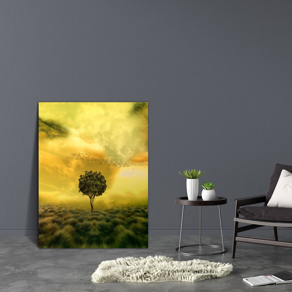 Loneliness Tree Canvas Painting Synthetic Frame-Paintings MDF Framing-AFF_FR-IC 5004156 IC 5004156, Art and Paintings, Baby, Birds, Children, Digital, Digital Art, Fantasy, Graphic, Kids, Landscapes, Nature, Scenic, Stars, loneliness, tree, canvas, painting, synthetic, frame, amazing, art, backdrops, background, beautiful, branch, cloud, clouds, dream, dreams, dreamy, exploration, fae, fairy, fairytale, fantastic, field, grass, landscape, lighting, magic, manipulation, mist, misty, outdoor, peaceful, prince