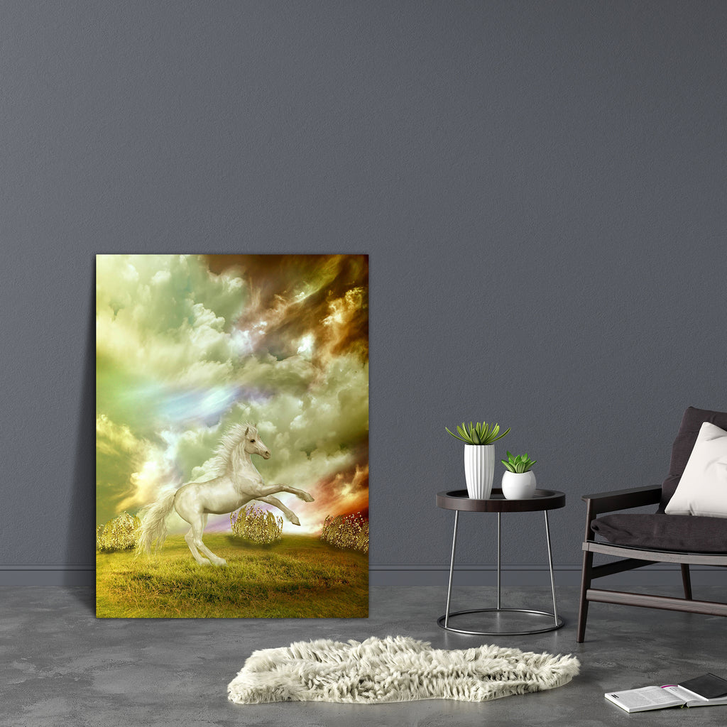White Horse In The Field Canvas Painting Synthetic Frame-Paintings MDF Framing-AFF_FR-IC 5004157 IC 5004157, Art and Paintings, Baby, Birds, Black and White, Botanical, Children, Digital, Digital Art, Fantasy, Floral, Flowers, Graphic, Kids, Landscapes, Nature, Scenic, Stars, White, horse, in, the, field, canvas, painting, synthetic, frame, amazing, art, backdrops, background, beautiful, branch, cloud, clouds, dream, dreams, dreamy, exploration, fae, fairy, fairytale, fantastic, grass, landscape, lighting, 