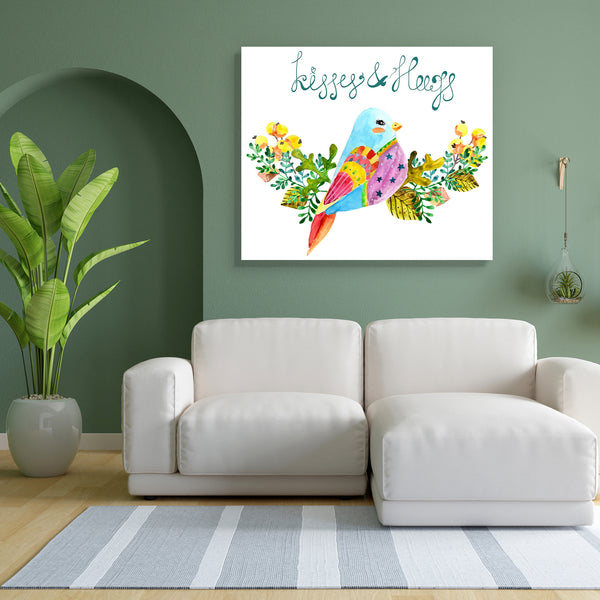Bird & Flowers D1 Canvas Painting Synthetic Frame-Paintings MDF Framing-AFF_FR-IC 5004182 IC 5004182, Art and Paintings, Birds, Black and White, Botanical, Digital, Digital Art, Floral, Flowers, Graphic, Illustrations, Nature, Retro, Scenic, Seasons, Signs, Signs and Symbols, Watercolour, Wedding, White, bird, d1, canvas, painting, for, bedroom, living, room, engineered, wood, frame, art, backdrop, background, beautiful, beauty, berry, bloom, blossom, branch, color, corner, decoration, design, flower, folia